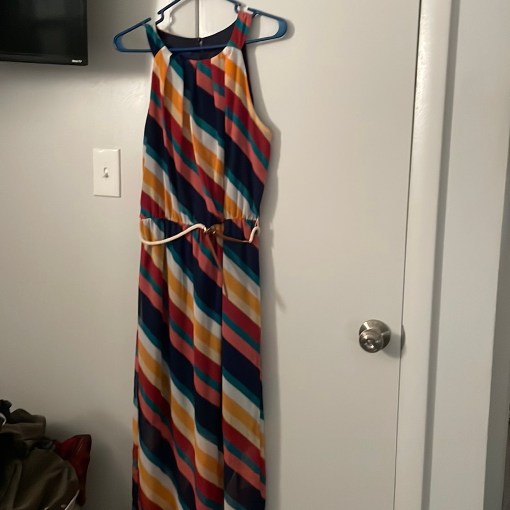 Multi colored maxi dress